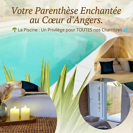 D'hôtes Chez Lyly Et Juju Piscine&sauna Parking Gratuit Casa de hóspedes 3*